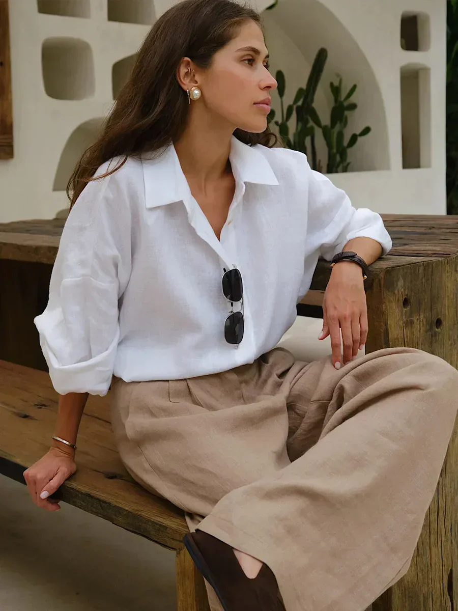 Luźna Koszula Bawełniana - Image 4