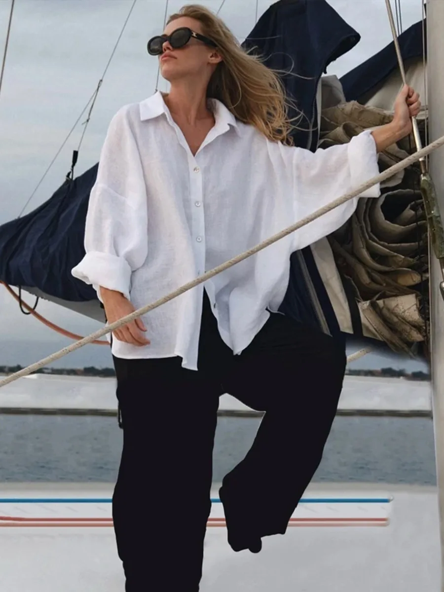 Luźna Koszula Bawełniana - Image 5