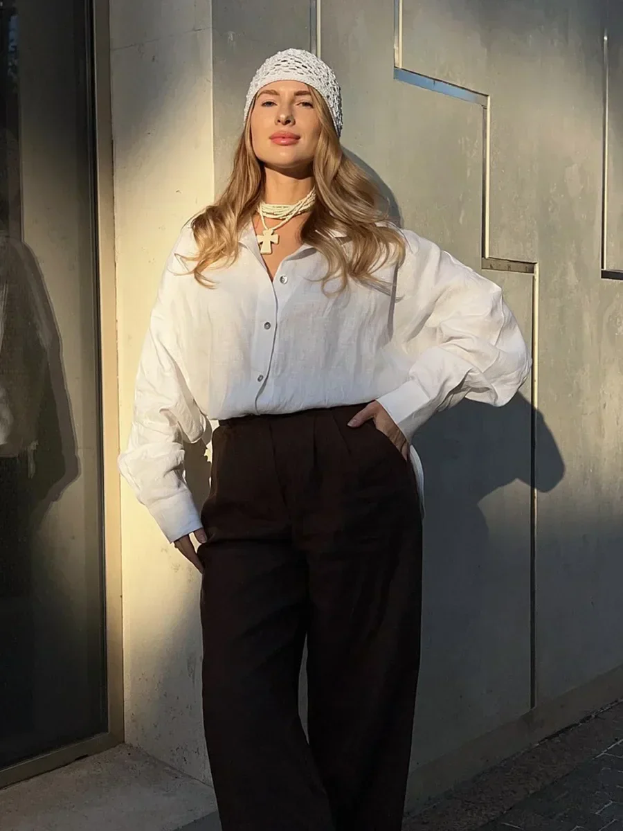 Luźna Koszula Bawełniana - Image 6