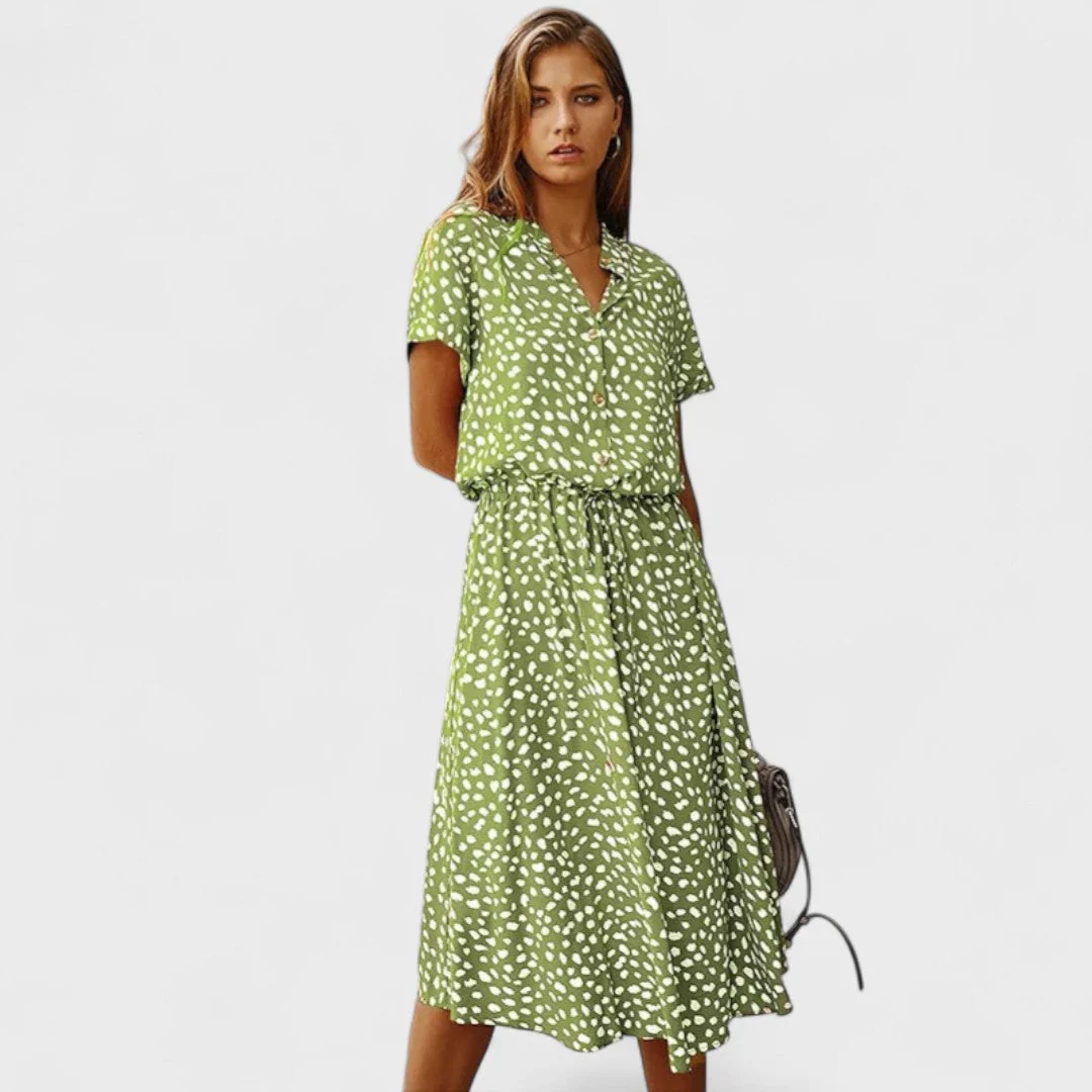 Madelina - Elegancka letnia sukienka w wielokolorowym wydaniu - Image 3