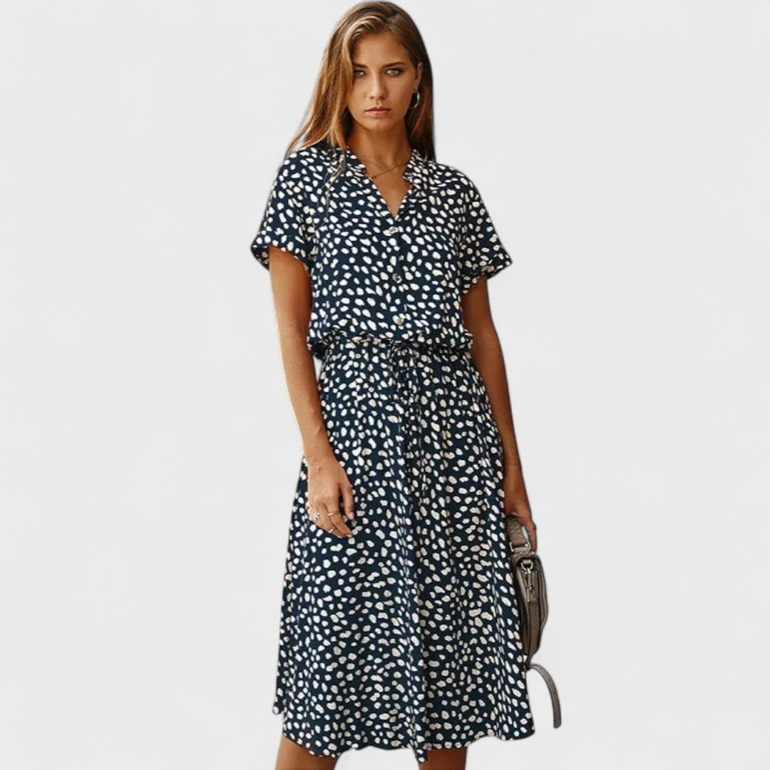 Madelina - Elegancka letnia sukienka w wielokolorowym wydaniu - Image 4
