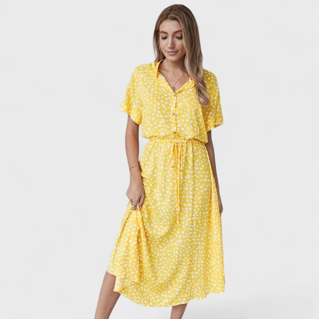 Madelina - Elegancka letnia sukienka w wielokolorowym wydaniu - Image 5