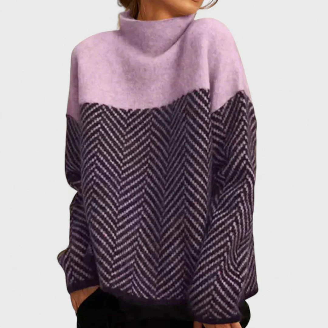 Malene - Sweter z wysokim kołnierzem z bawełny - Image 6