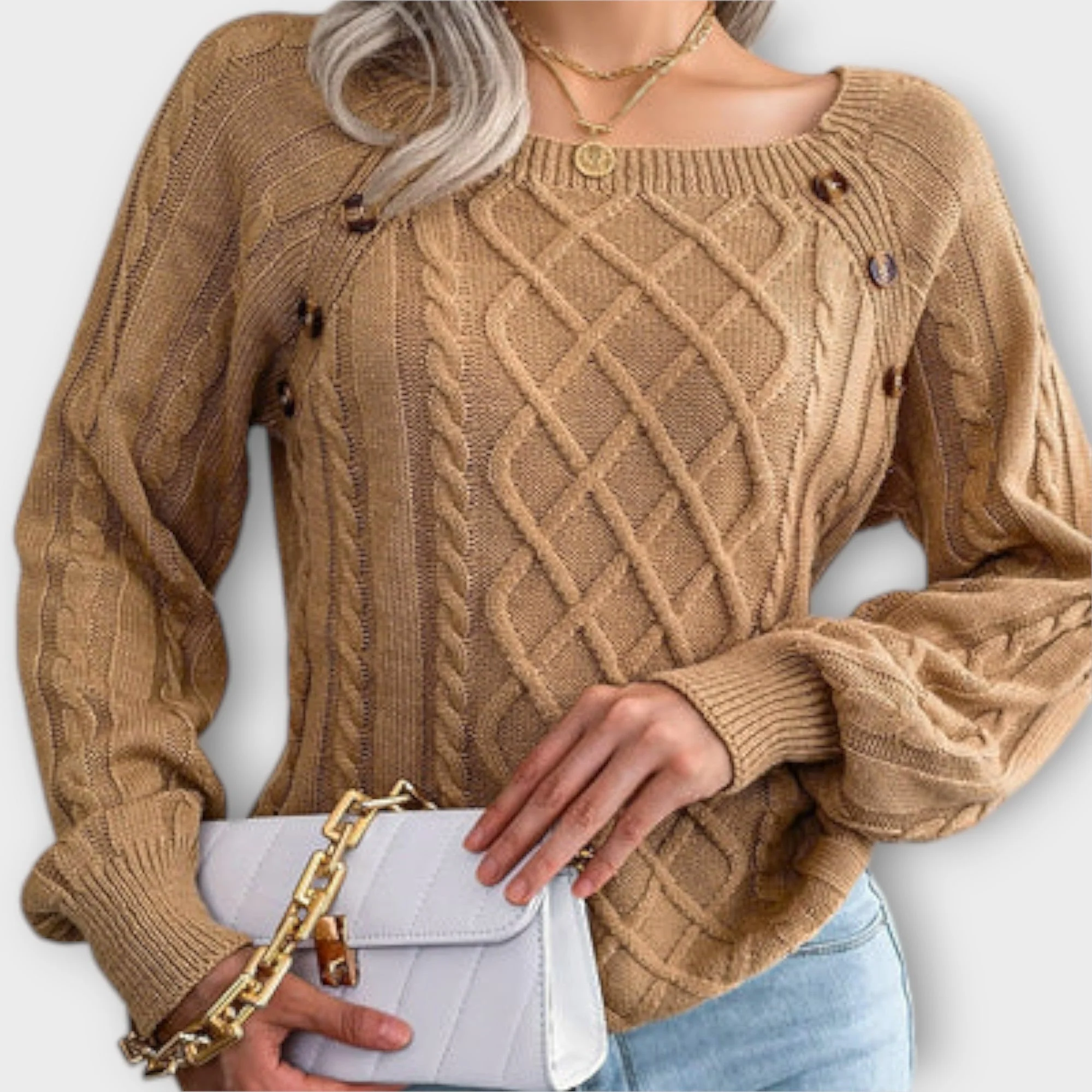 Malia - Sweter z guzikami - Image 4