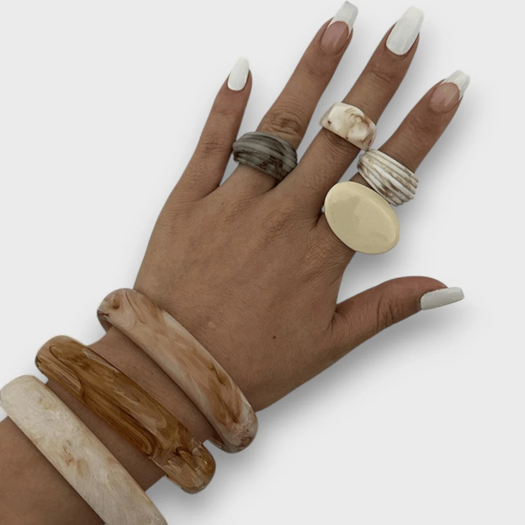 Marisa – Vintage Bransoletka z Efektem Marmuru - Image 3