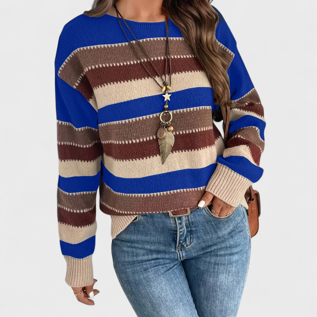 Maryanna - Casualny Sweter Vintage dla Kobiet - Image 2