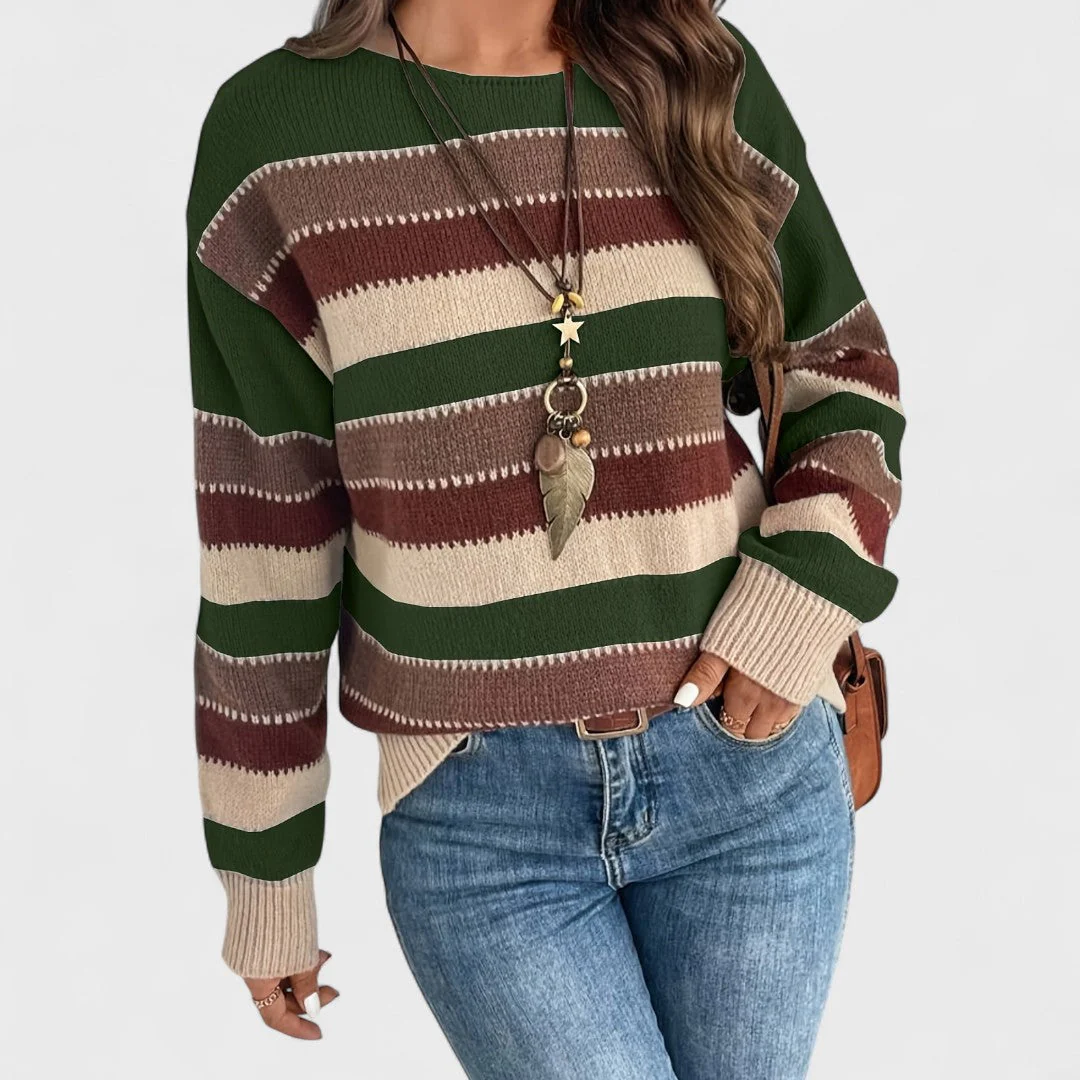Maryanna - Casualny Sweter Vintage dla Kobiet - Image 6