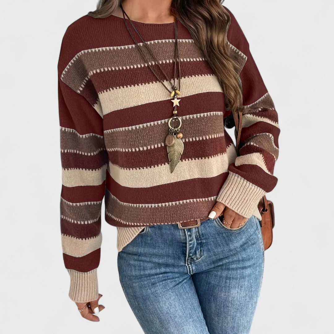 Maryanna - Casualny Sweter Vintage dla Kobiet - Image 8