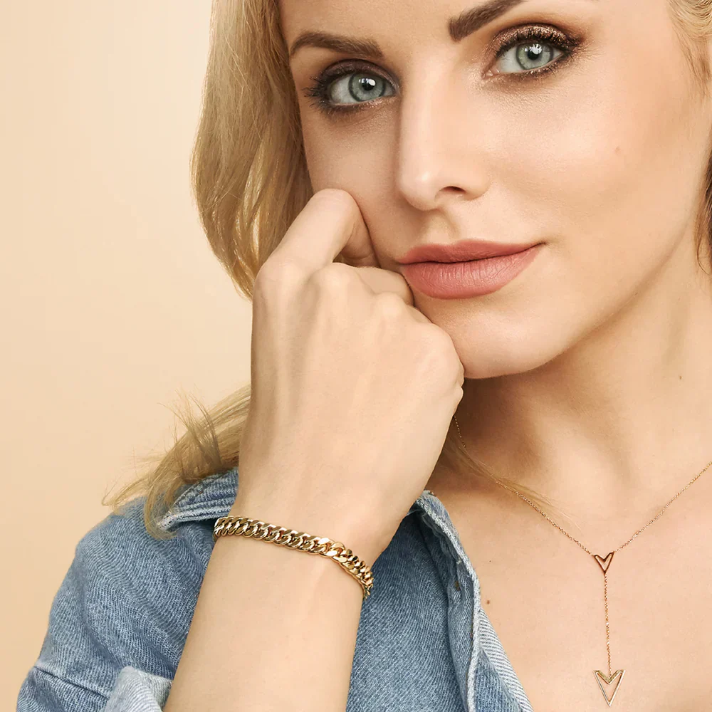 Mayzharine | Bransoletka Kubańska w Złocie 18k - Image 3