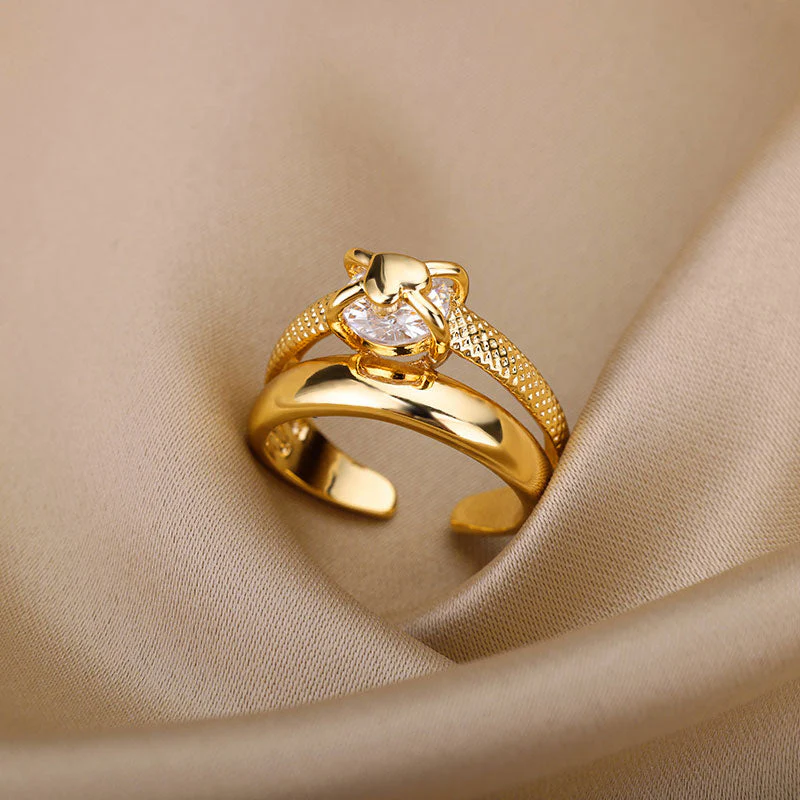Melaniquee | Pierścionek Złoty 18K - Image 2