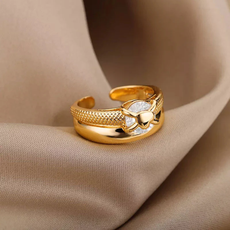 Melaniquee | Pierścionek Złoty 18K - Image 3