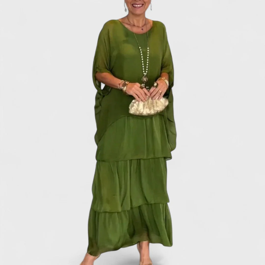Nora - Elegancka sukienka casual boho z chiffon - Image 6