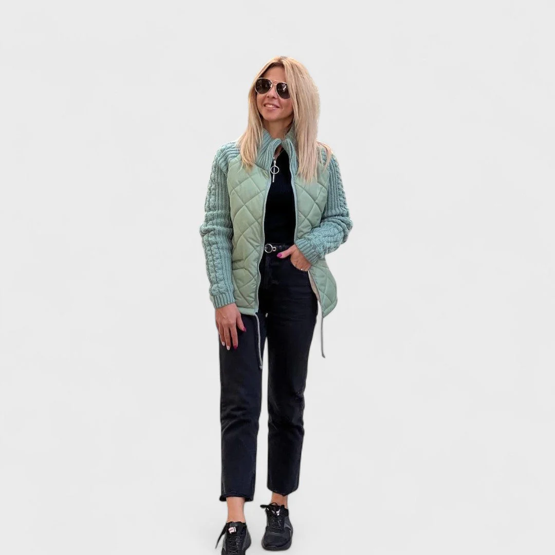 Nora - Sweter w stylu patchwork dla kobiet - Image 4