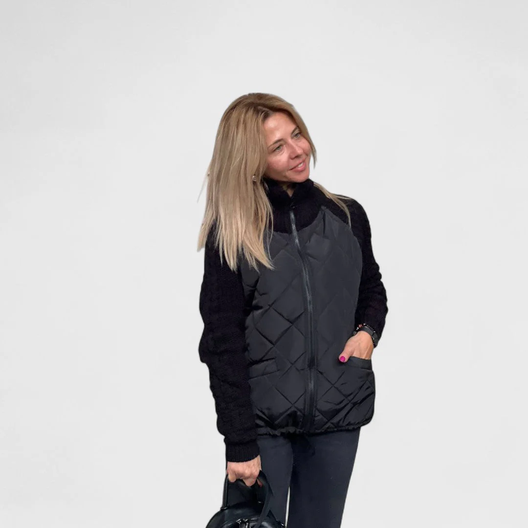 Nora - Sweter w stylu patchwork dla kobiet - Image 7