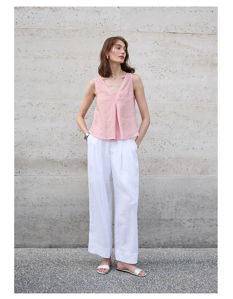 Odwracalna kamizelka z chambray - Image 11