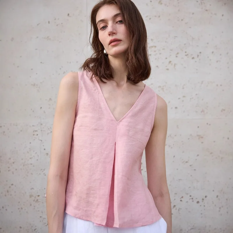 Odwracalna kamizelka z chambray - Image 2