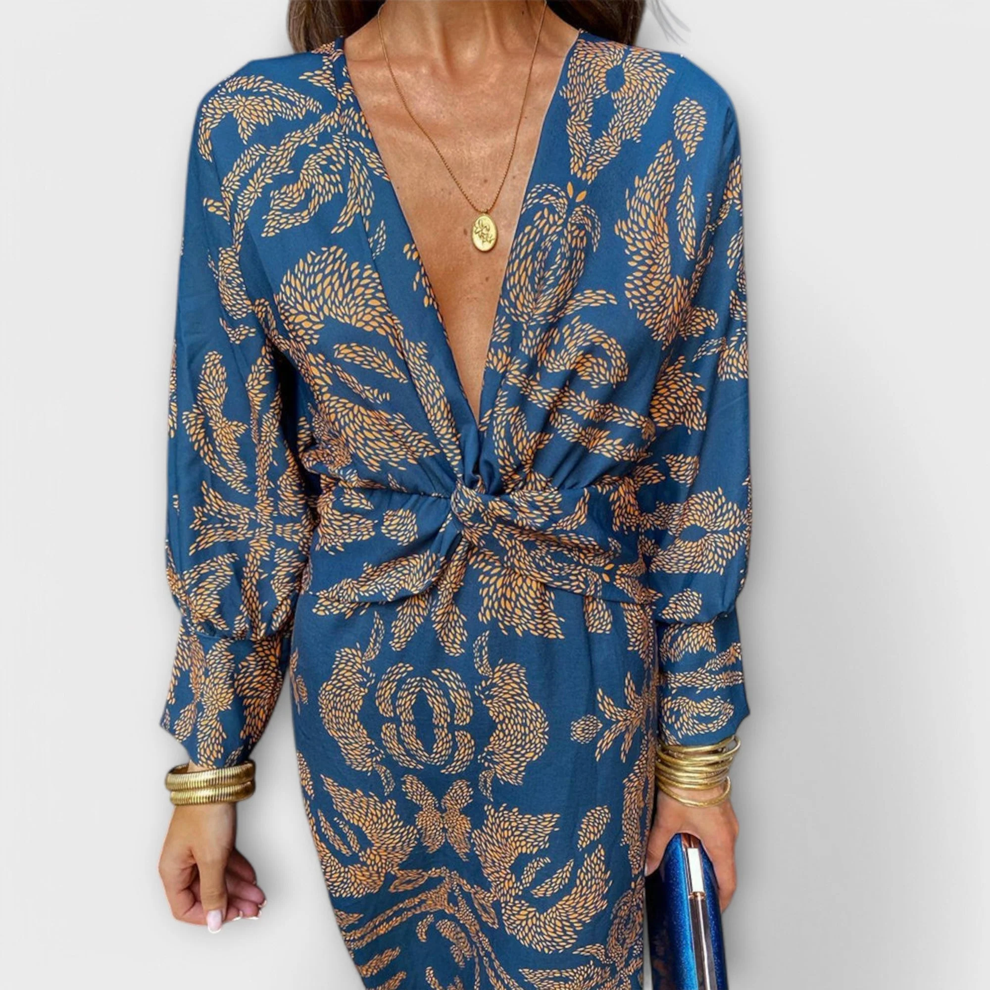 Oriana - Elegancka sukienka z długimi rękawami - Image 3