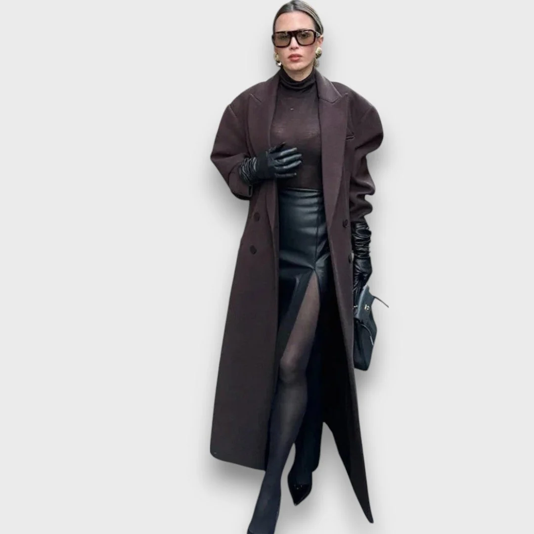 Oslaine – Maximalistyczny płaszcz wełniany o męskiej sylwetce - Image 3