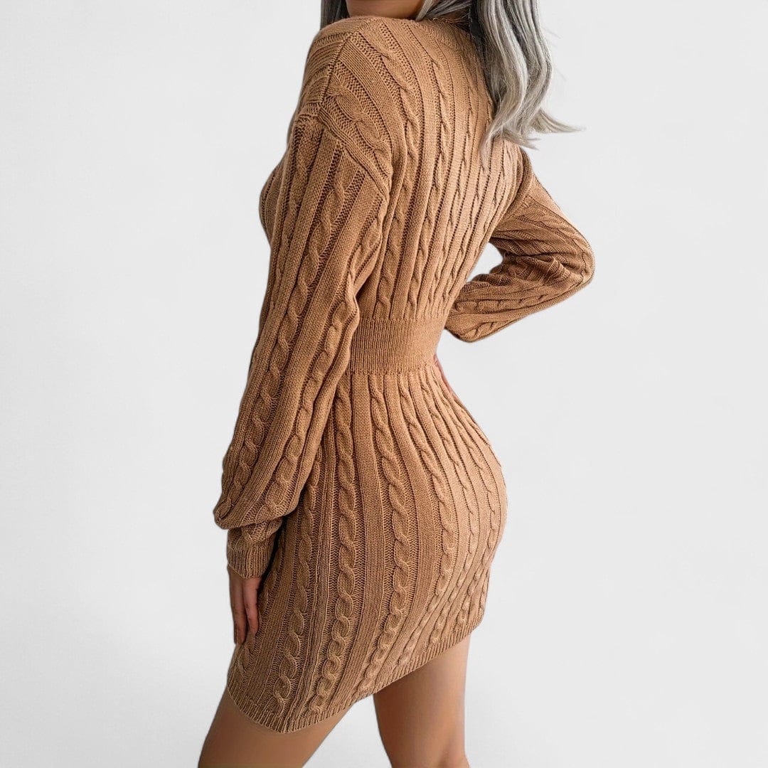 Purezza - Ciepła i elegancka sukienka dzianinowa - Image 10