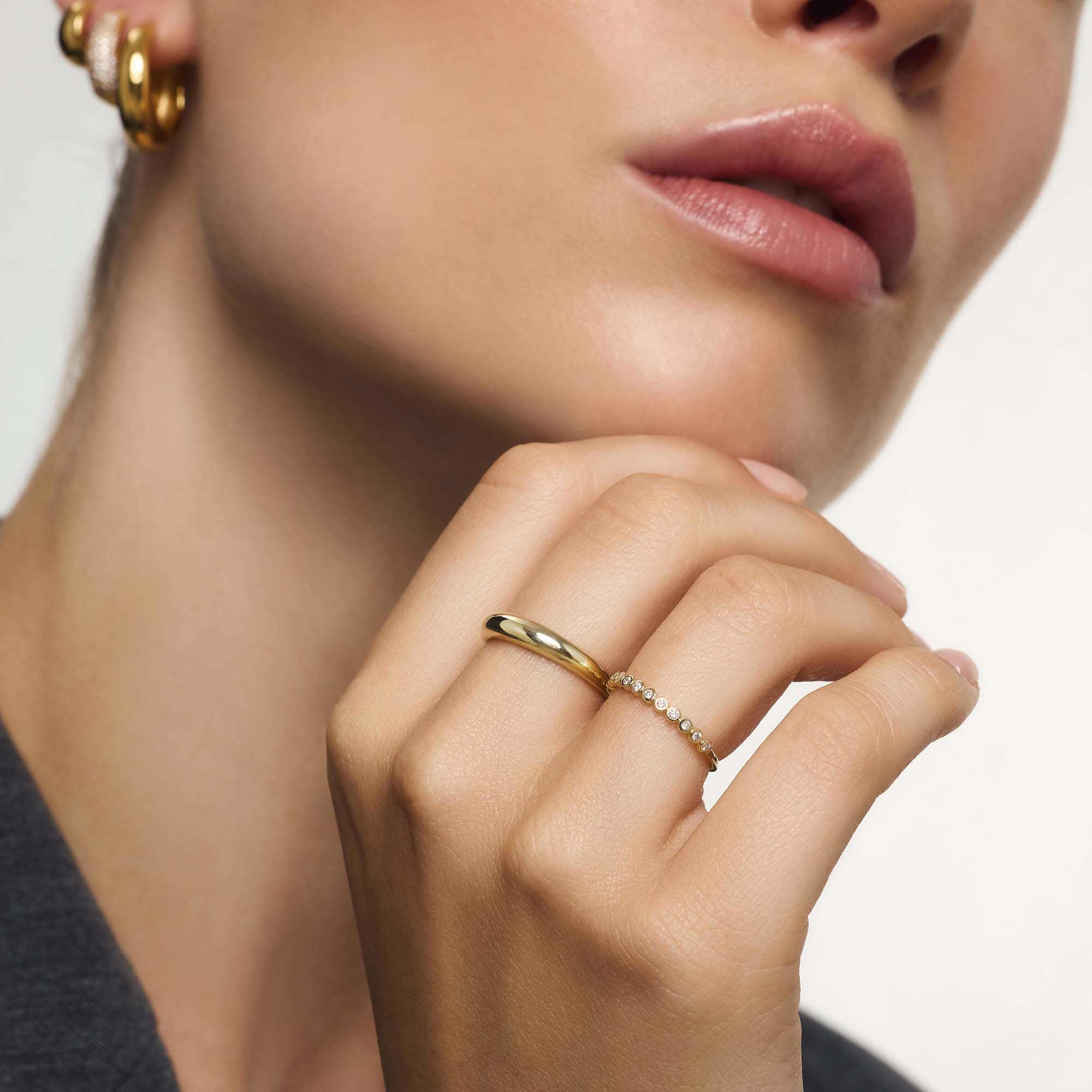 Raquienne | Pierścionek Midi w Złocie 18k - Image 3