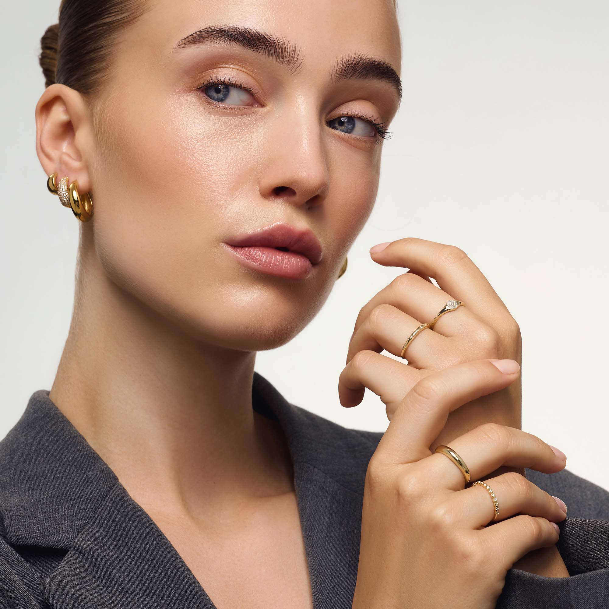 Raquienne | Pierścionek Midi w Złocie 18k - Image 4