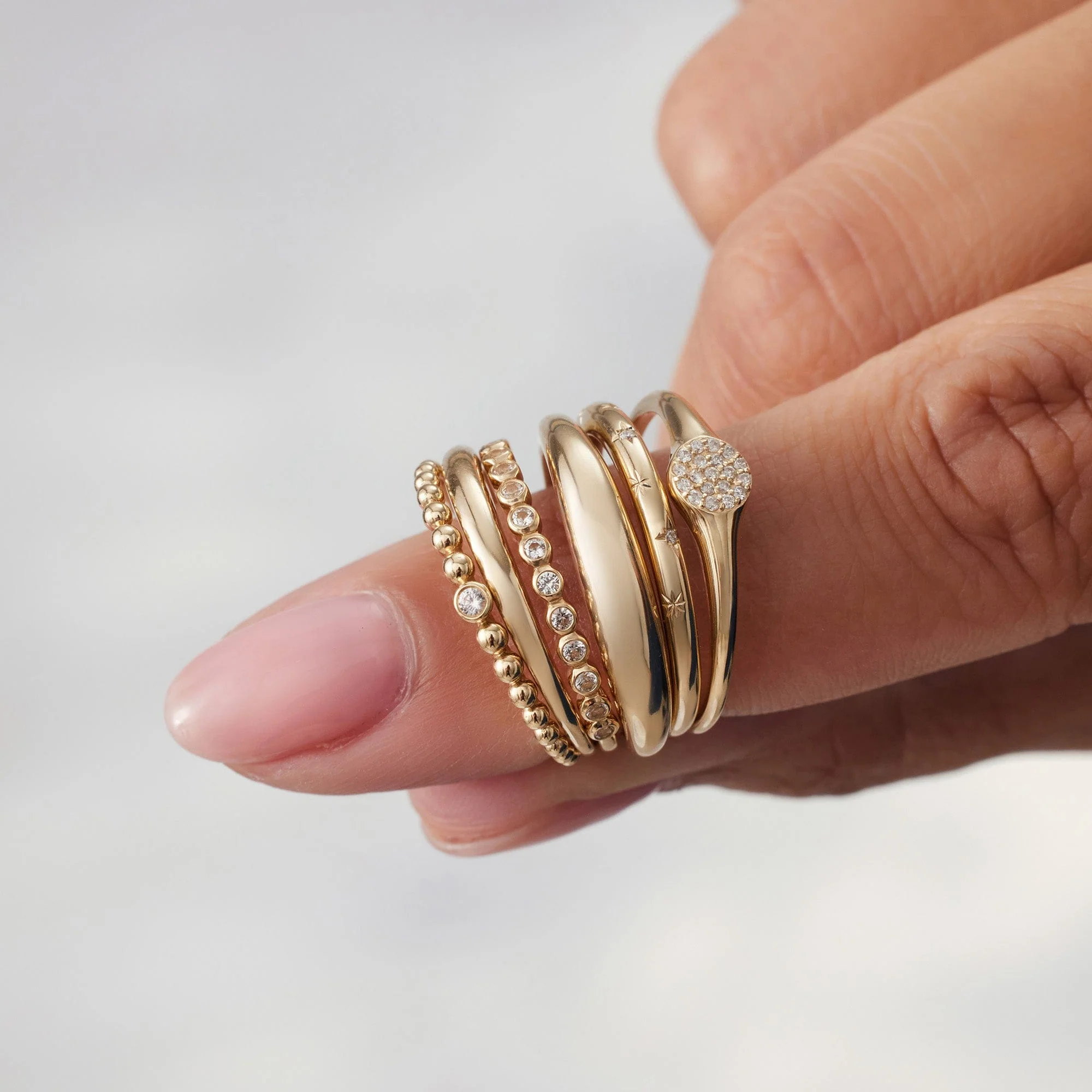 Raquienne | Pierścionek Midi w Złocie 18k - Image 6