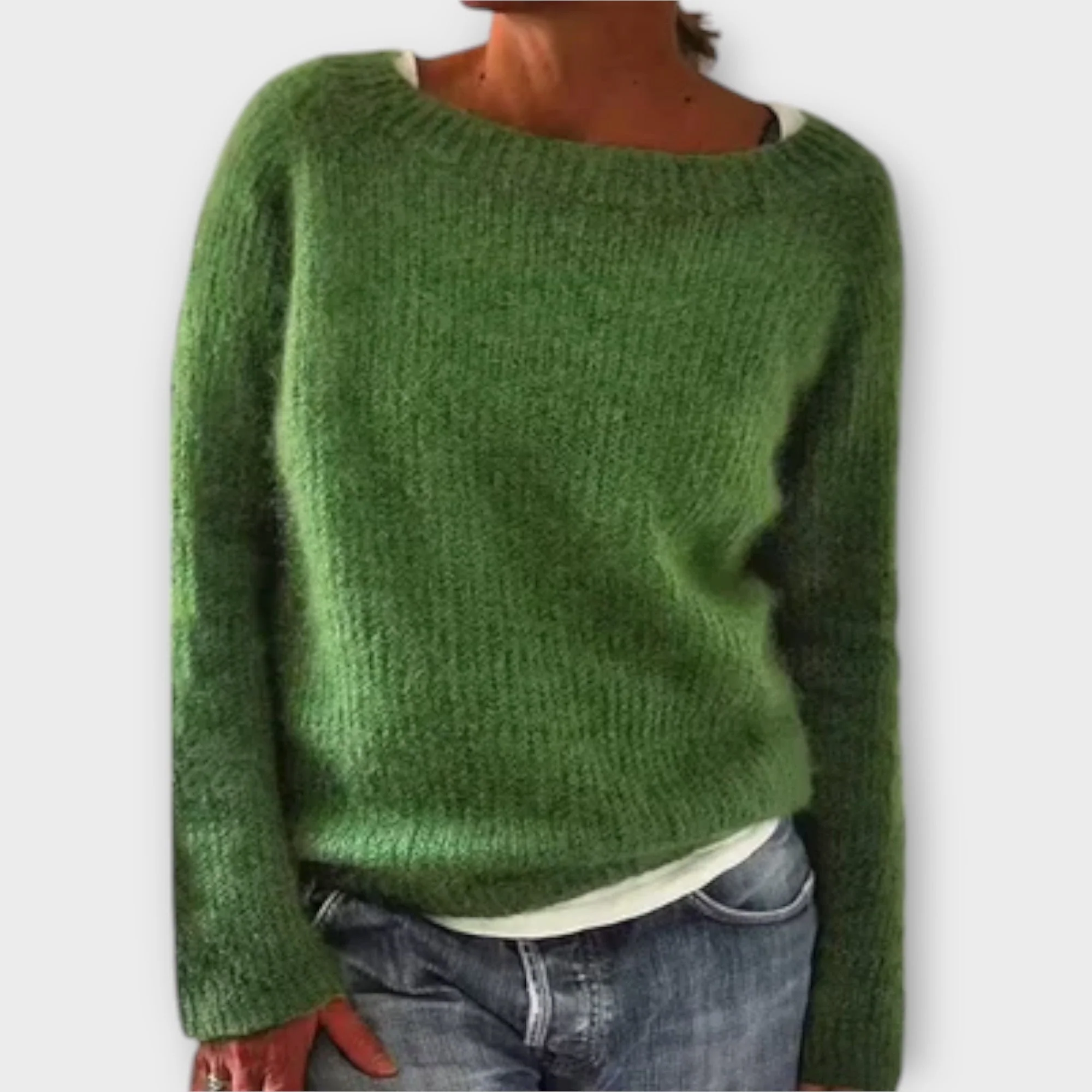 Regine – sweter jednokolorowy - Image 7