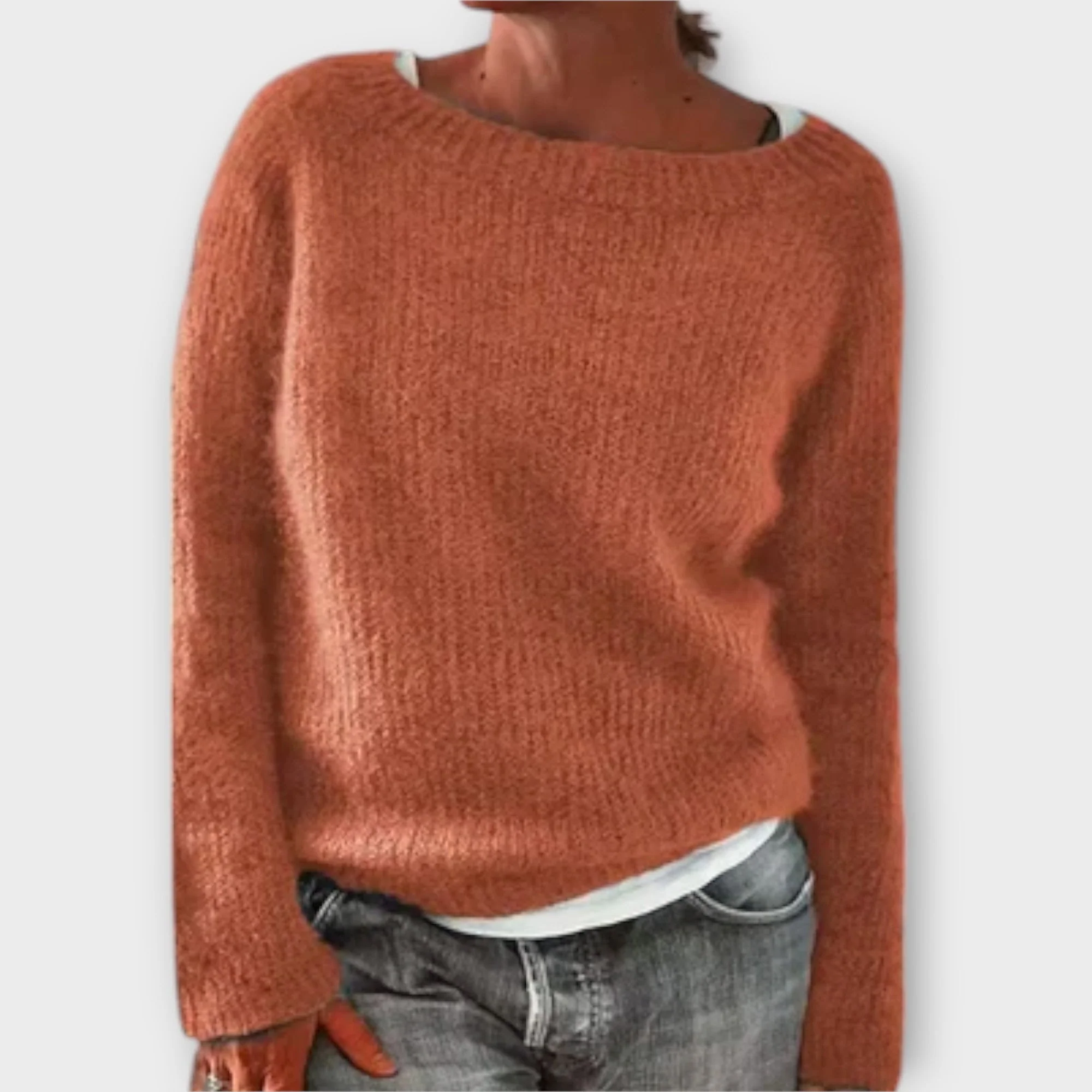 Regine – sweter jednokolorowy - Image 8