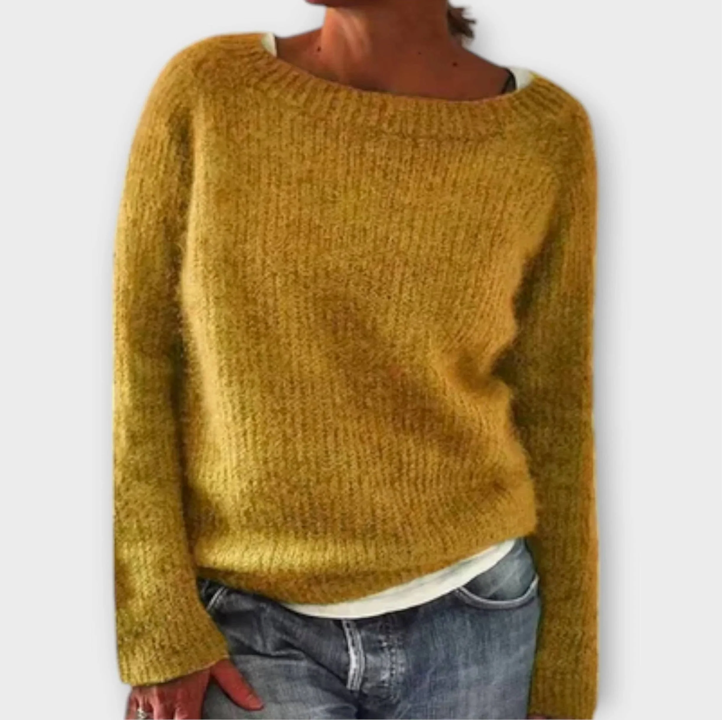 Regine – sweter jednokolorowy - Image 9