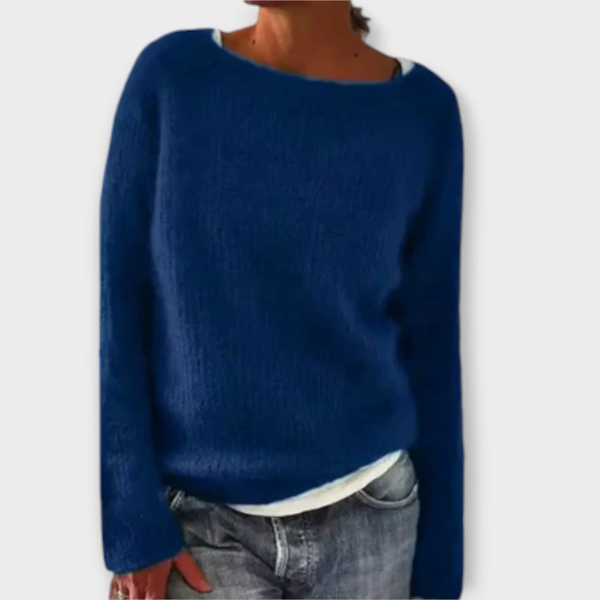Regine – Sweter z Gładkiej Dzianiny - Image 7