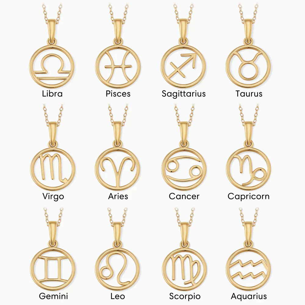 Rosalyette | Naszyjnik z Znakem Zodiaku w Złocie 18k - Image 2