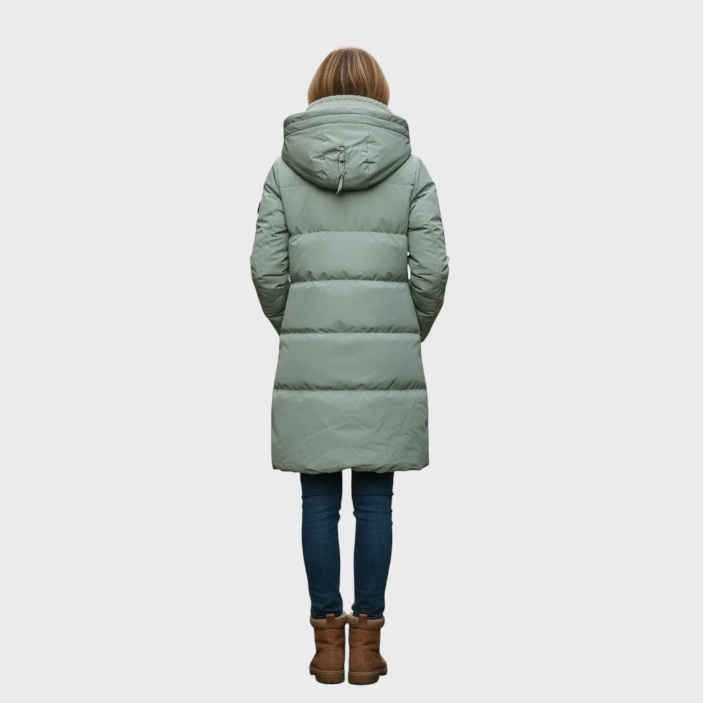 Saskia | Pikowany zimowy płaszcz z pluszową podszewką - Image 2