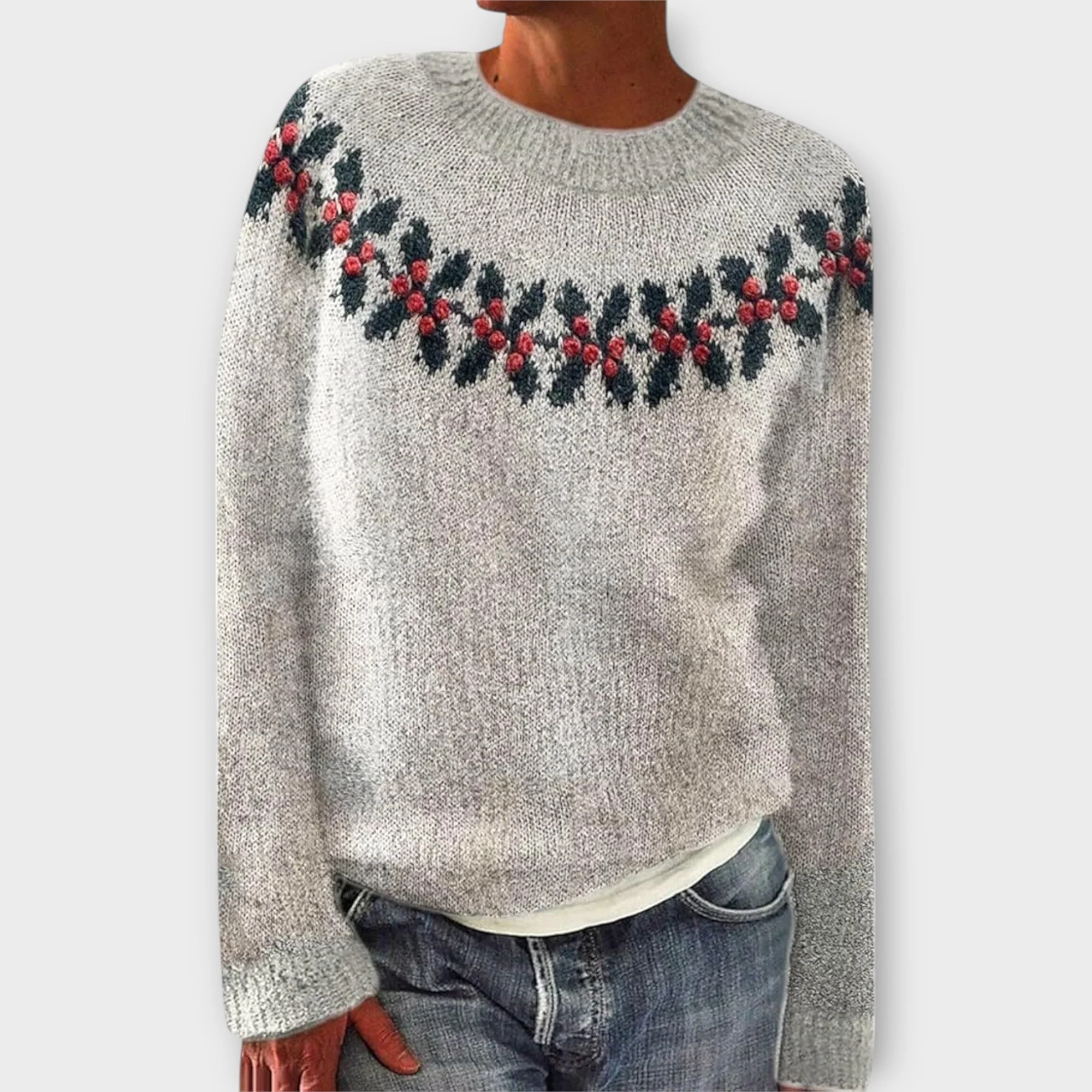 Simone - Wygodny Sweter Świąteczny - Image 2