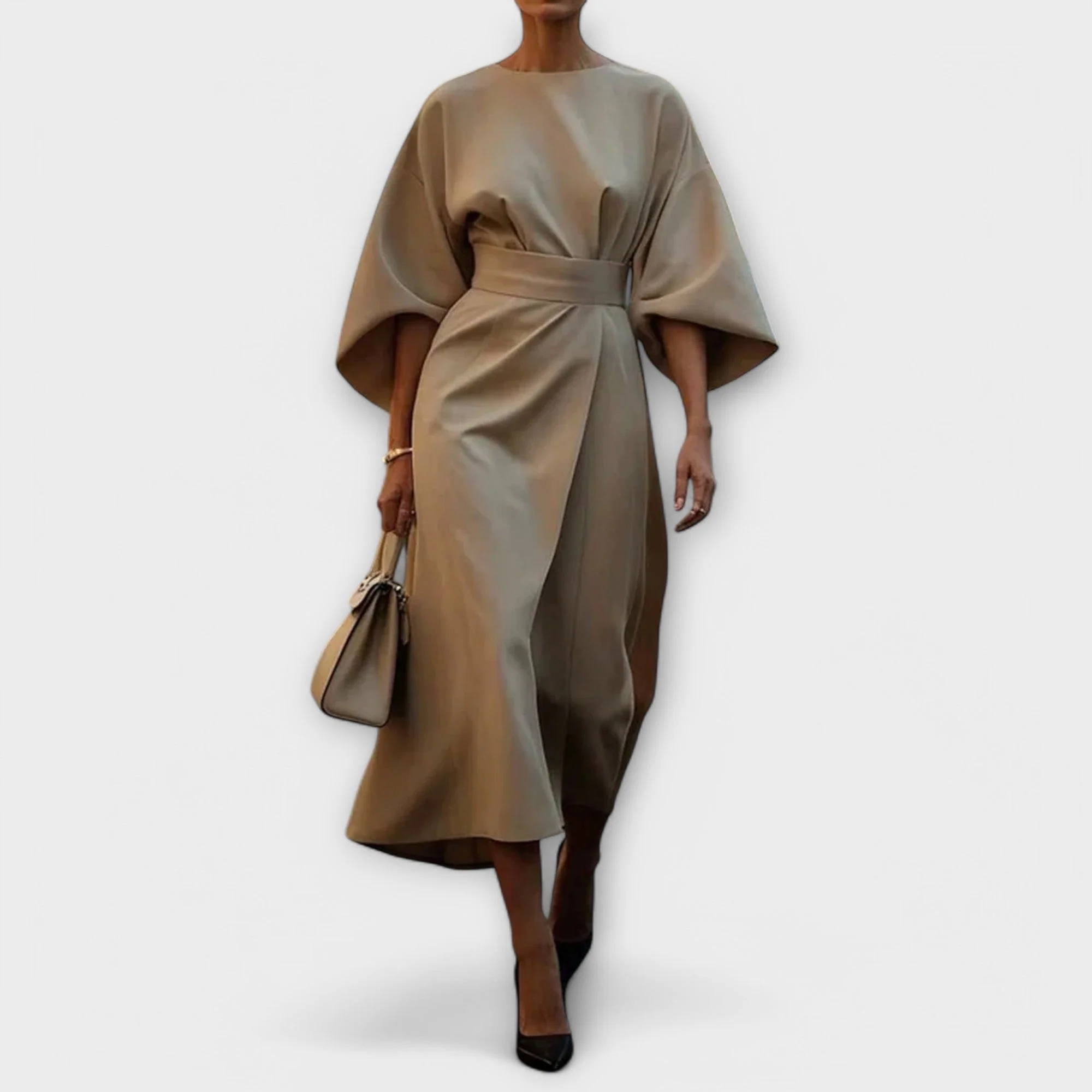 Sonia - Elegancka sukienka z rękawami - Image 3
