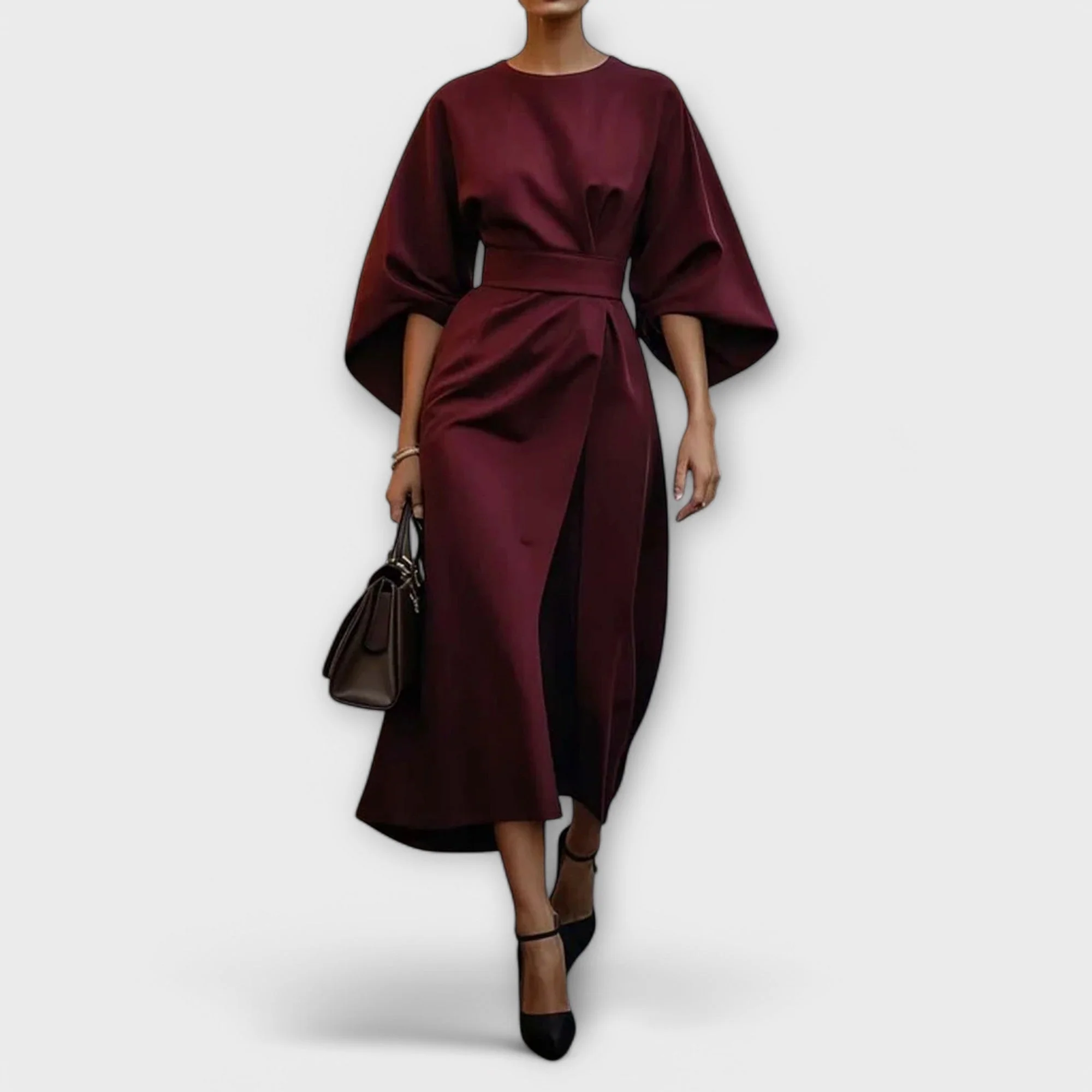 Sonia - Elegancka sukienka z rękawami - Image 4