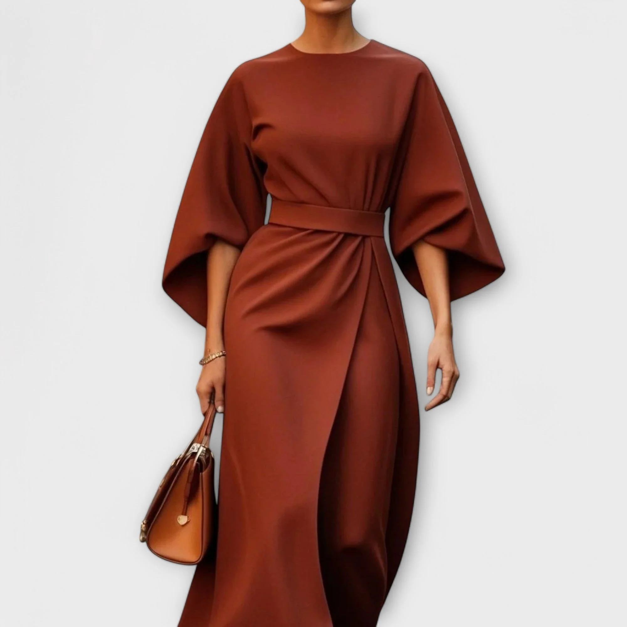 Sonia - Elegancka sukienka z rękawami - Image 7