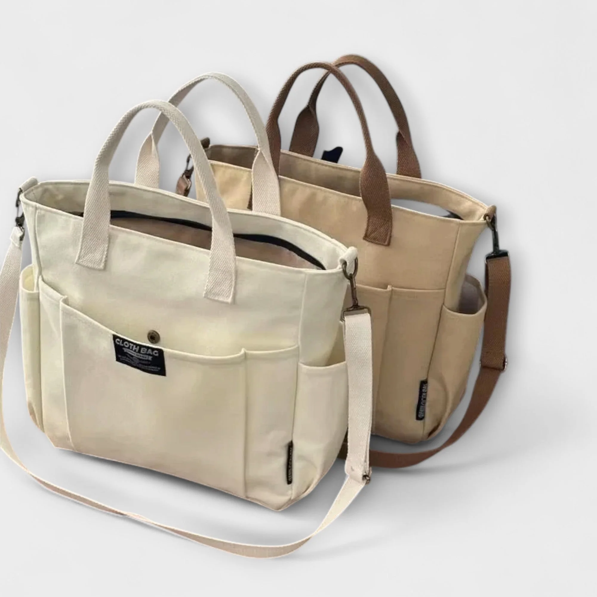 Torba Tote z Minimalistycznego Kanvasu - Image 3