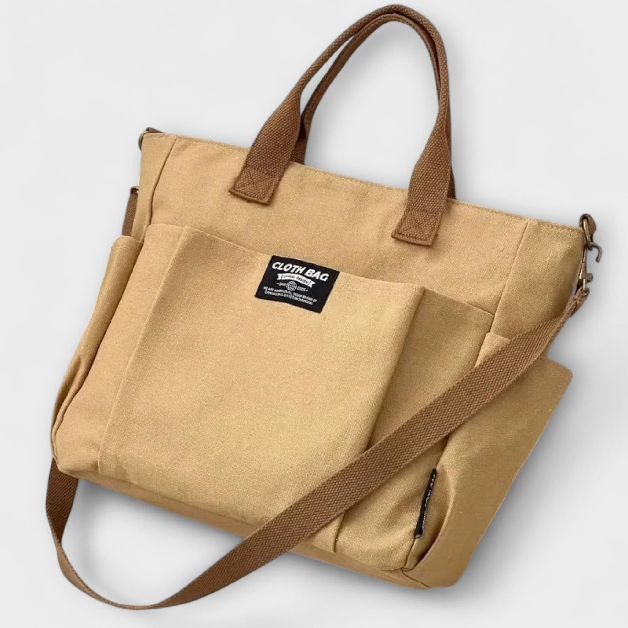 Torba Tote z Minimalistycznego Kanvasu - Image 4