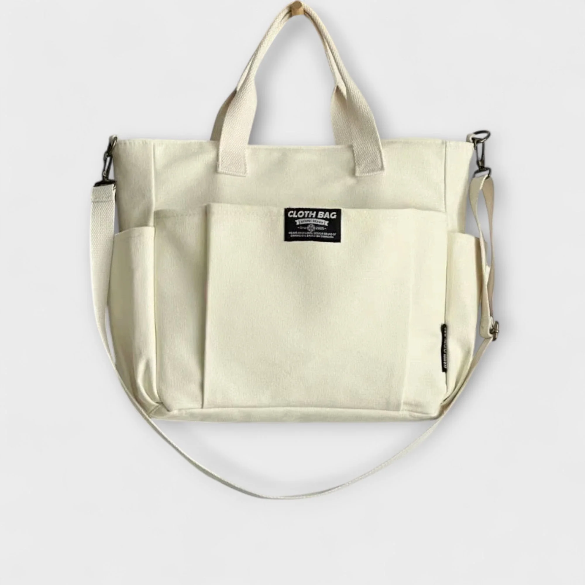 Torba Tote z Minimalistycznego Kanvasu - Image 5