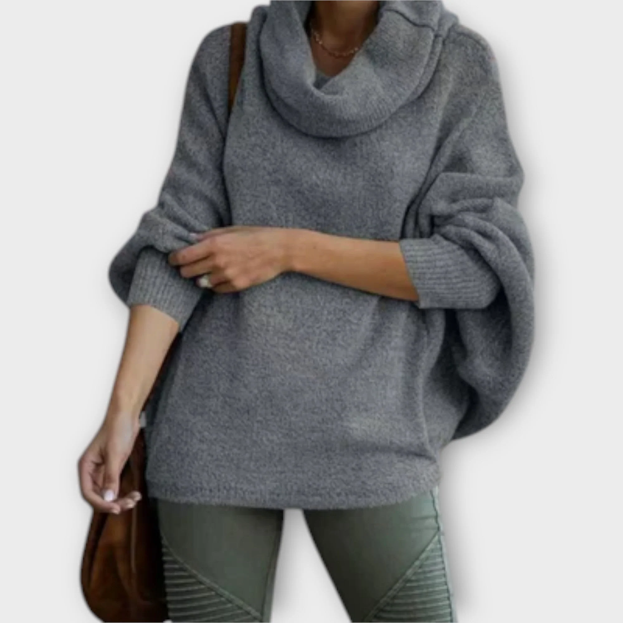 Ulrike - Elegancki Sweter Damski w Serek - Image 2