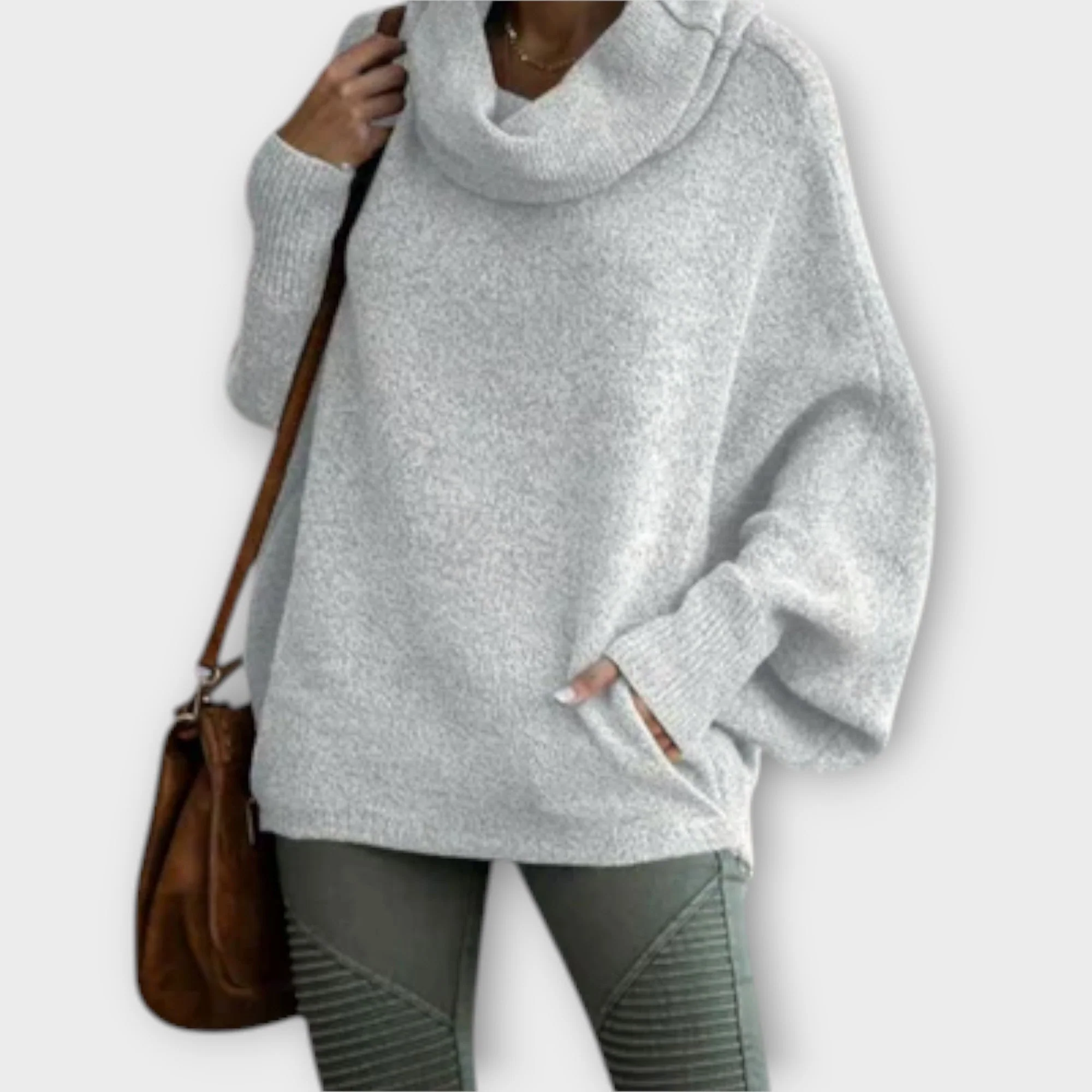 Ulrike - Elegancki Sweter Damski w Serek - Image 6