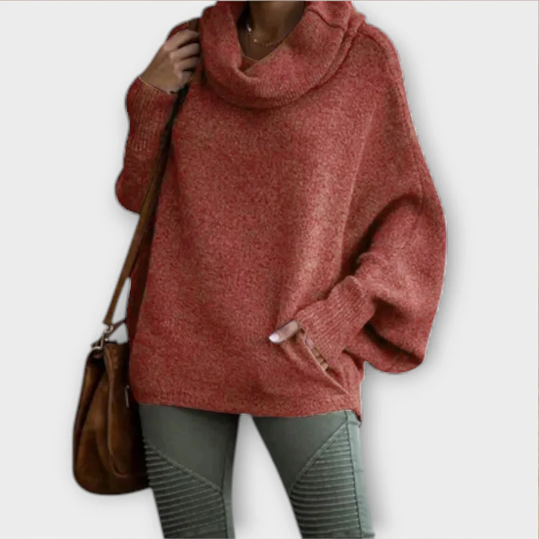 Ulrike - Elegancki sweter damski w stylu żółwia - Image 3