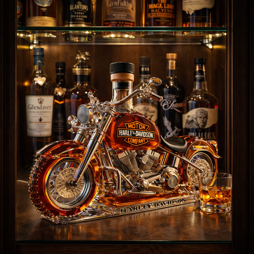 Whisky Butelka - Edycja Harley Davidson - Image 4