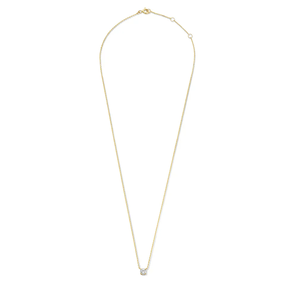 Ysavienna | Naszyjnik z Kamieniem Moissanite w Złocie 14k - Image 5