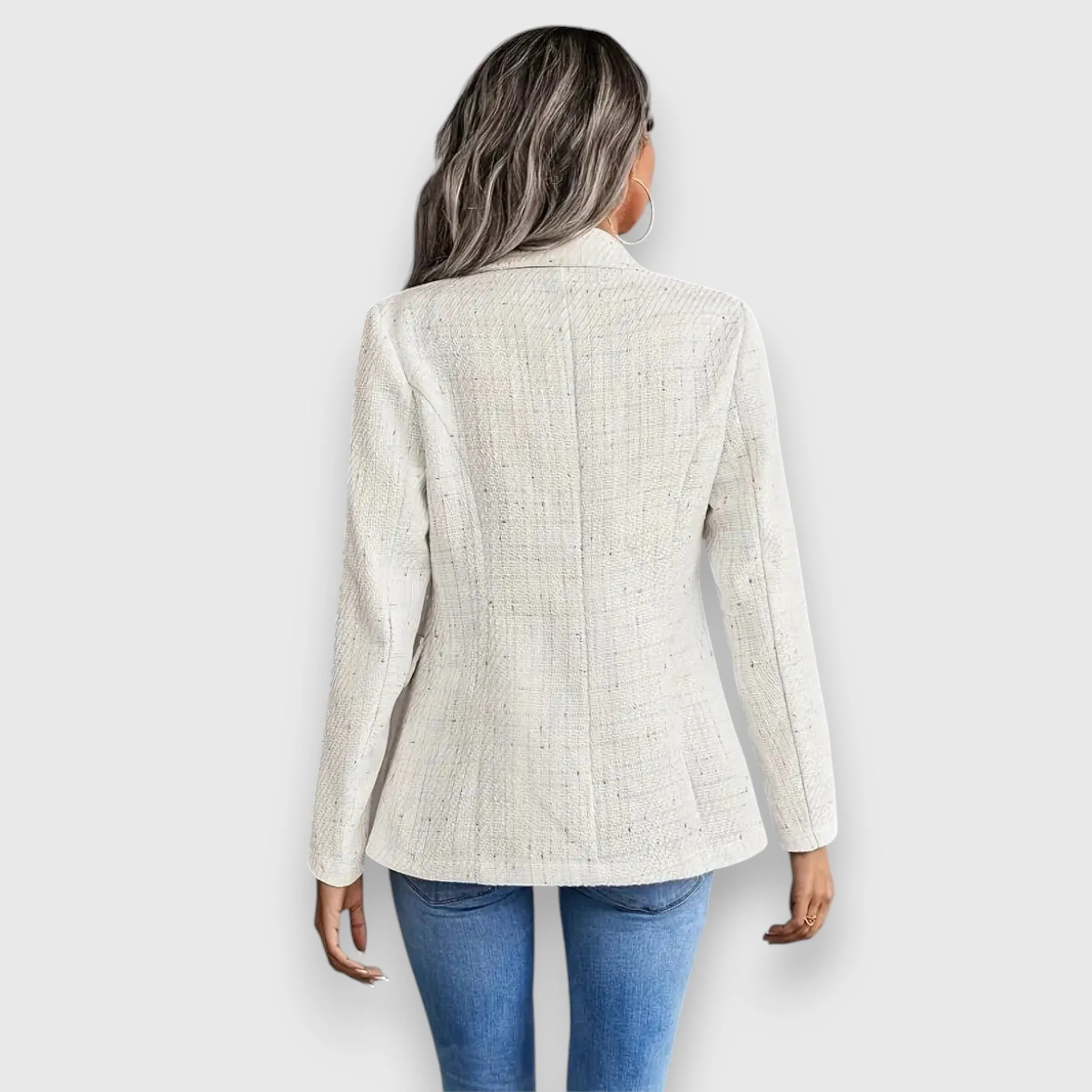 Zarela – Żakiet w Tweed na ciepłe dni - Image 3